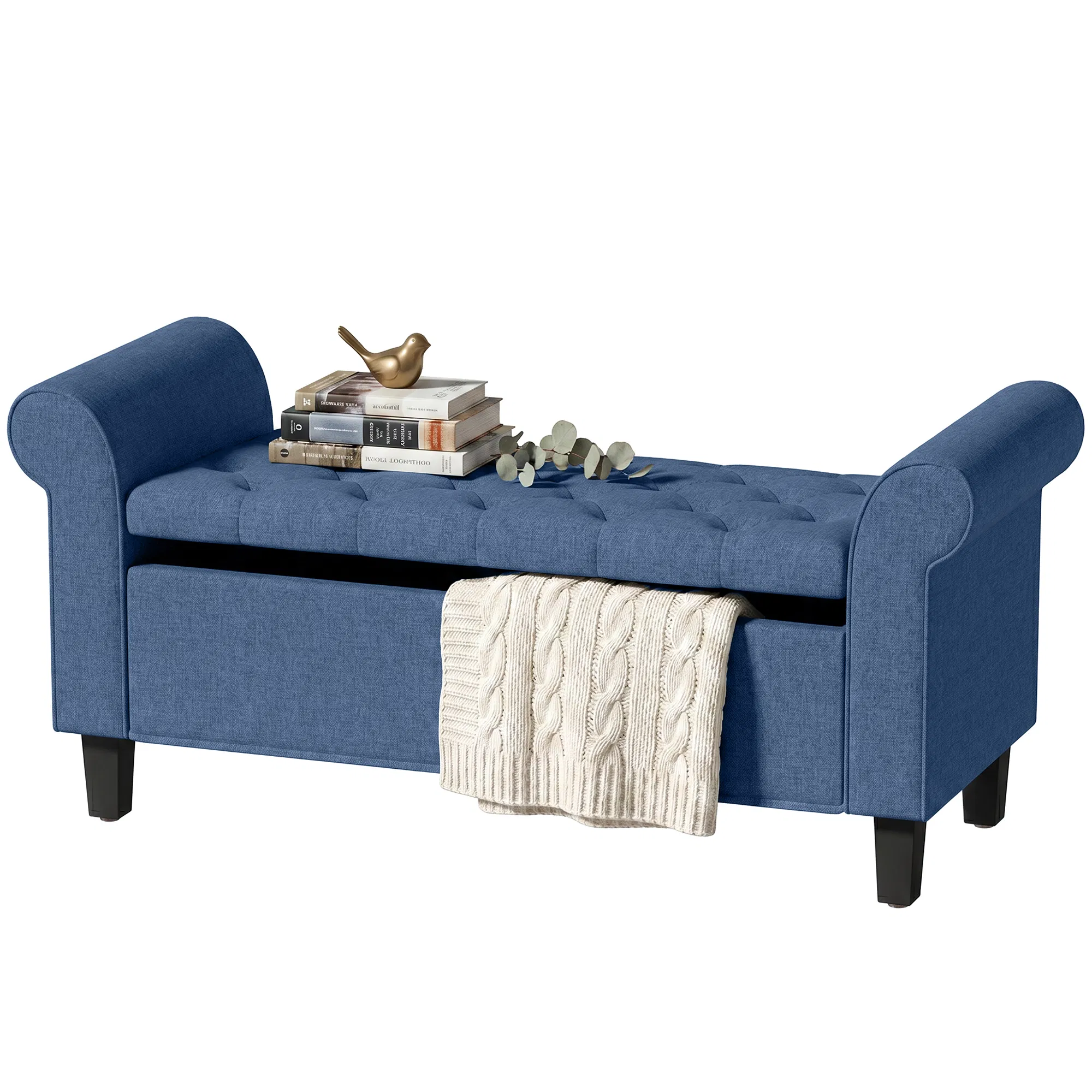 47-storage-ottoman-bench-tufted-end-of-bed-bench-with-rolled-arms-safety-hinge-wood-legs-for-bedroom-blue1.webp